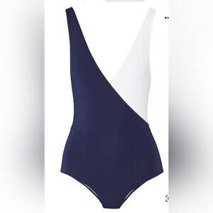 LISA MARIE FERNÁNDEZ CARNIE NWOT TWO TONE‎ STRETCH BODYSUIT SIZE 1